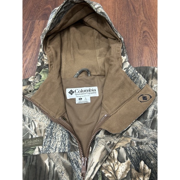 Columbia Other - Columbia Sportswear Real Tree Camo Fleece‎ Hunting Mens Jacket XL Good Condition